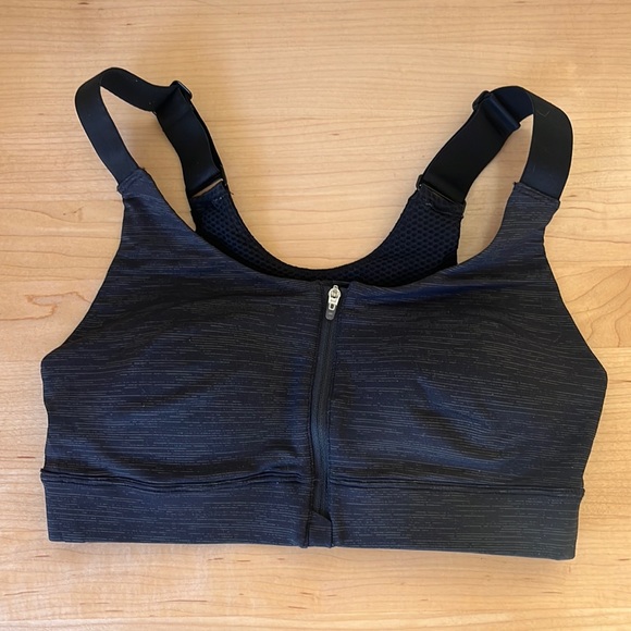 Grey/Black Outdoor Voices Sports Bra, Size XS - Picture 1 of 4